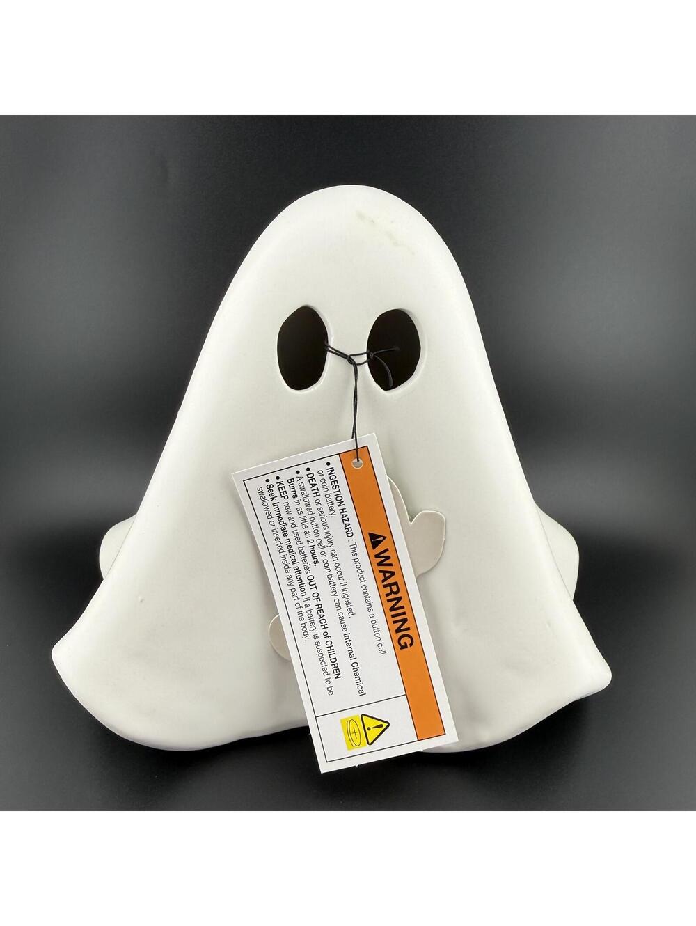 Goblin & Ghoul White Light up Ghost, Rare, NWT